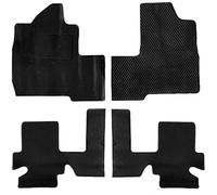 LUPEX SHOP - Set Da 4 Tappetini In Gomma Per Auto Compatibili Per Multipla, Adatto A Tutte Le Stagioni, Nero, Sagomati Anteriori E Posteriori - Ka8493