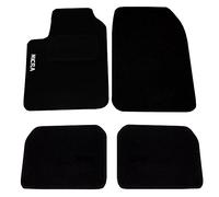 Lupex Shop, Tappetini Auto in Moquette con Strappo, Compatibili, Nero