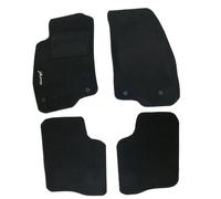 Lupex Shop TPMIS4FIX_Punto.Evo Tappetini auto in moquette con logo per Punto Evo con 4 clip