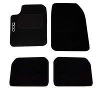 Lupex Shop TPSTR_500 Tappetini Auto in moquette nero compatibili per 500 con strappo di fissaggio