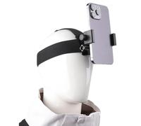 Lupholue Fascia per la testa per cellulare con supporto a clip Compatible with DJI OSMO Action, Insta 360 Ace, GoPro, Xiaomi Yi, SJCAM, Campark, Hero Black, Session, Xiaomi Yi, SJCAM