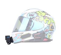 Lupholue Supporto per casco da moto con base curva e cuscinetti adesivi Compatible with GoPro Hero 12 11 10 9 8 7 Nero Argento Bianco 6 5 4 Osmo Special per casco SHOEI Z8