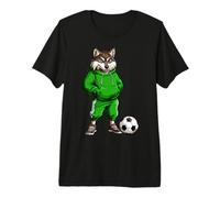 Lupi Calcio, Lupo Calciatore Maglietta Premium