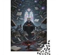lupi Jigsaw Puzzle Impossibili 1000 Pezzi Chiesa misteriosa Decorazione Per La Casa. Giochi Rilassamento E Intelligence Per Adulti E Bambini Da 12 Anni 1000pcs (75x50cm)