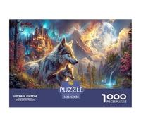 lupi Puzzle Impossible 1000Pcs Castello del cielo stellato Decorazione Per La Casa. Rilassamento E Intelligence Per Adulti E Ragazzi Da 14 Anni 52x38cm/1000pcs