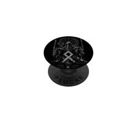 Lupi vichinghi rune Wolfsborn Vegvisir mitologia nordica PopSockets PopGrip Adesivo