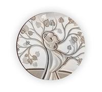 Lupia - Calamita, MAGNETI Legno Set da 24 PEZZI D.4,5 cm ALBERO ABBRACCIO MIX decorazione stampata segnaposto ricordino regalo bomboniera confettata, pensierino anniversario, amore famiglia Matrimonio