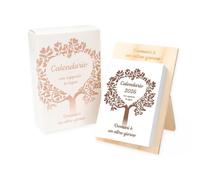 Lupia - Calendario degli Aforismi 2026 DOMANI E' UN ALTRO GIORNO 365 fogli con Supporto in Legno ALBERO DELLA VITA