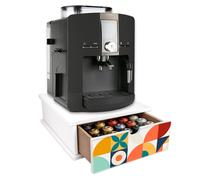 Lupia - Cassetto Porta Cialde Caffè e Porta Capsule 27x33x11 cm GEOMETRIC PATTE
