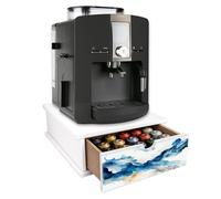 Lupia - Cassetto Porta Cialde Caffè e Porta Capsule 27x33x11 cm GOLDEN BLUE