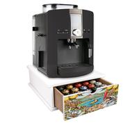 Lupia - Cassetto Porta Cialde Caffè e Porta Capsule 27x33x11 NAPOLI PULCINELLA
