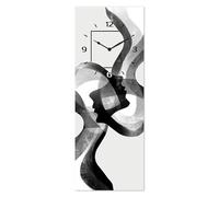 Lupia - Orologio da Parete in Legno Ecologico, con Stampa Linked Souls, 30x80 cm, Made in Italy, Movimento a Quarzo, Alimentato a Batteria Non Inclusa, Adatto a Tutti Gli Stili di Casa