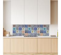 Lupia Pannello Paraschizzi Schienale Cucina stampato MAIOLICA SICILIANA
