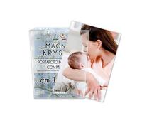 Lupia Portafoto Magnetico 8x10 cm in Acrilico Trasparente MAGNETIC KRYSTAL - Cornice Magnetica con Calamita per Frigorifero - Porta Foto, Documenti, Brochure e Locandine - Made in Italy