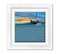 Lupia - Quadro mattonella Ceramica Modern White 29x29 cm con significato del nome Simone