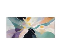 Lupia - Quadro Moderno Canvas World Abstract Galaxy, Stampa su Tela, Telaio in Fibra di Legno, Effetto Marmo, 52x122 cm, per Soggiorno capezzale Camera da Letto, Ufficio