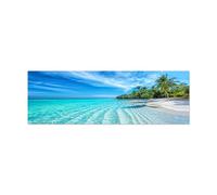 Lupia - Quadro moderno Canvas World TROPICAL PARADISE 30x90 cm, Stampa su Tela Telaio in Fibra di Legno, Stampa Stile natura mare, Decorazione Cucina Sala da Pranzo bar hotel ristorante pizzeria