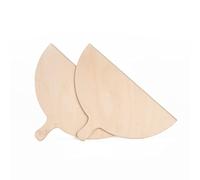 Lupia - Set 2 Pezzi PALETTE PRENDI PIZZA, Legno di Betulla, Manico Ergonomico, Compatibile con Fornetti Elettrici e Pietre Refrattarie, Made in Italy, 20x30 cm, Legno