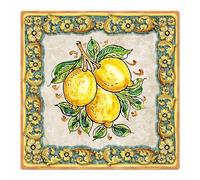 Lupia - Sottotutto decorato con stampa a colori in Legno QUADRATO Sotto bicchiere, piatto, pentola con varie dimensioni 32x32 cm/FRUIT 3