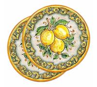 Lupia - Sottotutto decorato con stampa a colori in Legno ROTONDO Sotto bicchiere, piatto, pentola con varie dimensioni diam. 20 cm Set 2 pz/FRUIT 3