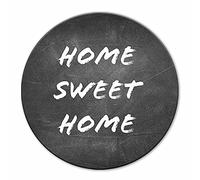 Lupia - Sottotutto Decorato in Legno Rotondo sotto Bicchiere, Piatto, pentola Home Sweet Home 32 cm 1 pz