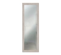 Lupia - Specchio da Parete lungo Moderno con cornice BOSTON 50x150 cm, Legno MDF, Design Shabby Chic, per Camera da Letto, Soggiorno, Ingresso, Montaggio Verticale o Orizzontale (Beige)