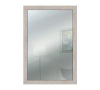 Lupia - Specchio da Parete Mirror Shabby Chic 40x65 cm Colore Beige, specchiera per Camera da Letto, Soggiorno, Ingresso, Verticale o Orizzontale