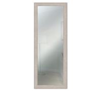 Lupia - Specchio da Parete Moderno BOSTON 41x124 cm, Cornice in Legno MDF, Design Shabby Chic, per Camera da Letto, Soggiorno, Ingresso, Montaggio Verticale o Orizzontale, Legno Ingegnerizzato Beige