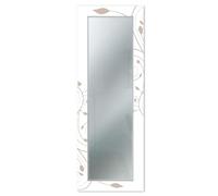 Lupia - Specchio da Parete Moderno, Mirror Fantasy STELI Brown, Cornice Legno Stampata, Ideale per Ingressi e Camere, Specchio da Pavimento Marrone, 44x127 cm, Vetro