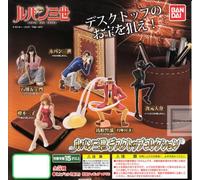 LUPIN THE THIRD DESKTOP FIGURE COLLECTION SERIE COMPLETA BANDAI 2015 LUPIN III