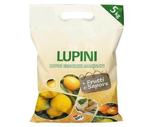 Lupini macinati secchi LUP5 SACCA da 5kg concime bio per agrumi limoni granulare