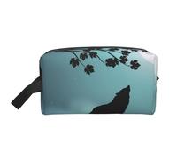 Lupo, Borsa per il trucco Borsa per cosmetici Borsa da viaggio portatile da viaggio Borsa per trucco Organizer