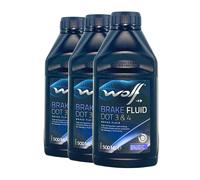 Lupo Brake Fluido Dot 3 & 4 Liquido Freni Iso 4925 Classe 3 E 4,3x500 ML