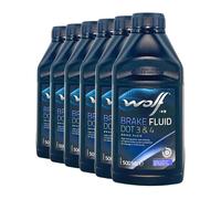 Lupo Brake Fluido Dot 3 & 4 Liquido Freni Iso 4925 Classe 3 E 4,6x500 ML