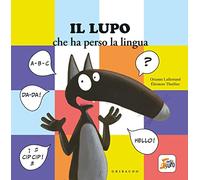 Lupo che ha perso la lingua. Amico lupo