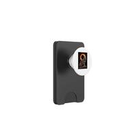 Lupo che ulula alla luna Total Solar Eclipse Alpha Mountain PopSockets PopWallet per MagSafe