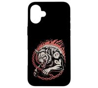 Lupo di Odino Mitologia Norrena Lupo Pagano Nordic Wolf Viking Celtic Custodia per iPhone 16 Plus