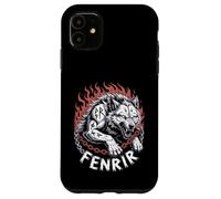 Lupo di Odino Mitologia Norrena Lupo Pagano Nordic Wolf Viking FENRIR Custodia per iPhone 11