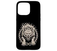 Lupo di Odino Mitologia Norrena Pagana Lupo Nordico Vichingo Custodia per iPhone 15 Pro Max