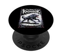 Lupo di Ragnarok Fenrir Guerriero vichingo norreno leggenda viching PopSockets PopGrip Adesivo