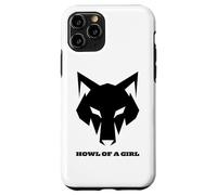 Lupo divertente "Howl of a Girl" per donne o ragazze giochi di parole madri Custodia per iPhone 11 Pro