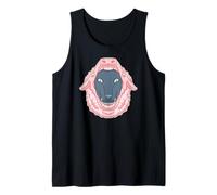 Lupo in Abbigliamento Pecora Divertente Costume Creepy Canotta