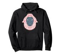 Lupo in Abbigliamento Pecora Divertente Costume Creepy Felpa con Cappuccio