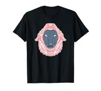 Lupo in Abbigliamento Pecora Divertente Costume Creepy Maglietta