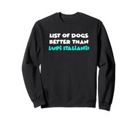 Lupo Italiano List Of Dogs Better Than Lupi Italiani Felpa