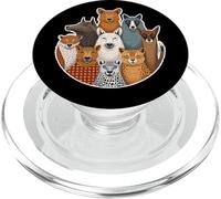 Lupo Leopardo Canid Felid Core Power Wild Africa PopSockets PopGrip per MagSafe