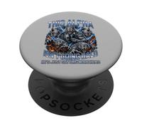 Lupo mannaro alfa non calvo ottenere più testa PopSockets PopGrip Adesivo