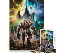 Lupo mannaro in un paesaggio fantastico - Puzzle da 1000 pezzi per adolescenti - Allenamento della concentrazione - Attività ricreativa - Incastri precisi - Regalo premuroso (38x52cm)