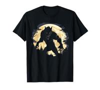 Lupo Mannaro Luna Licantropo Folclore Halloween Mostro Maglietta