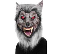 Lupo Mannaro Maschera Adulti Halloween Costume Lupo Maschera Uomo Lattice Deluxe